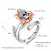 Elegant Skeleton Skull Ring - designfullprint
