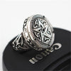 British Style Gothic Punk Black Rings
