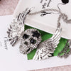 Angel Skeleton Hollow Skull Head Necklaces