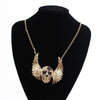 Angel Skeleton Hollow Skull Head Necklaces