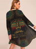 Gift For Hippie I am Mostly Peace, Love and Light Meditation Kimono Hoodie Sweatshirt Hollow Tank Top