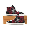 In Between Of Rose Skull Printed Women's Shoes