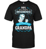 99% of a child's awesomeness comes from their grandpa Tshirt - designfullprint