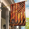 Gift For Hunting Lover Hunting Flag Turkey Hunting Sunset Hunter Flag US FLag LN