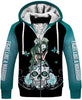 Skull Gift Multicolor Warrior Sugar Skull Girl Sherpa US Unisex Size Hoodie