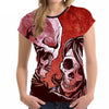 Punk Style Women Summer Tshirt - designfullprint