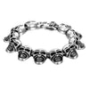 Stainless Steel Skull Bracelet - designfullprint