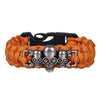 Skull Head Emergency Survival Para Cord Bracelets