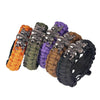 Skull Head Emergency Survival Para Cord Bracelets