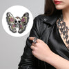 Fashion Gothic Style Butterfly Skull Ring