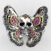 Fashion Gothic Style Butterfly Skull Ring