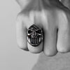 Skull Skeleton Scar Jaw Stainless Steel Rings - designfullprint