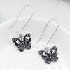 Vintage Punk Gothic Skull Butterfly Earrings