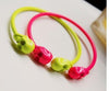 Colorful Skull Charms Cuff Bracelet
