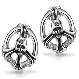 Retro Skeleton Titanium Steel Earrings - designfullprint