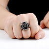 Cool Cross Skull Ring - designfullprint