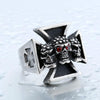 Cool Cross Skull Ring