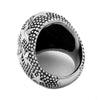 Star Signet Skull Biker Ring