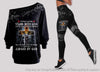 I Stand With God Off Shoulder Long Sleeve Top and Leggings Set HG