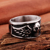 Vintage Punk Rock Skull Biker Ring