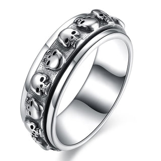 Silver Skull Fine Vintage Ring