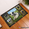 Dairy Cows Rubber Base Doormat HG