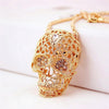 Vintage Hollow Skull Pendant Necklaces