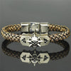 Fire Skull Alloy Buckle Bracelet