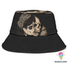 Skull Gift Couple Skull Bucket Hat HG