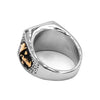 Double Baseball Skull Stainless Steel Ring