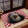 Love Dinosaur Rubber Base Doormat HG