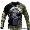 Skull Gift Fishing Gifts Bass Fishing Skull US Unisex Size Hoodie