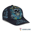 Skull Gift Fishing Gifts Love Skull Fishing Fish Reaper Classic Cap HG
