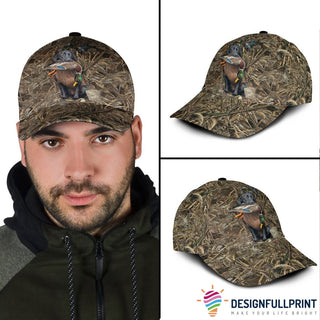 Gift For Hunting Lover Duck Hunting Camo Classic Cap HG