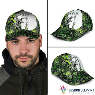 Gift For Hunting Lover Green Deer Hunting Classic Cap HG