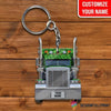 Personalized Love Truck St Patricks Day Key Chain HG Gift For Farmer