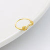 Adjustable Punk Double Skull Ring - designfullprint