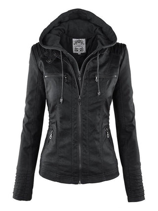 Cool Black Leather Jacket - designfullprint
