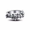 Skull Big Adjustable Rotating Biker Ring