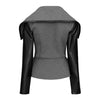 Grey Leather Jacket