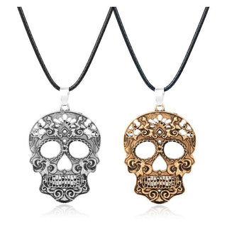 Sugar Skull Pendant Necklace - designfullprint