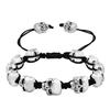 Smile Skull Skeleton Bead Bracelets