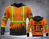 Gift for Arborist Just The Tip Arboriculture Hoodie LN