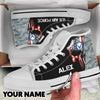 US Air Force Personalized High Top Canvas Shoes