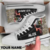 Gift For Army Army Personalized High Top Canvas Shoes