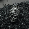 Feather Crown Indians Chief Skull Rings
