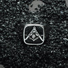 Hot Punk Masonic Skull Wedding Rings