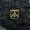 Hot Punk Masonic Skull Wedding Rings