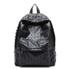 Skull Leather Backpacks - designfullprint