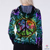 Gift For Hippie Hippie Peace Flower Velvet Hoodie